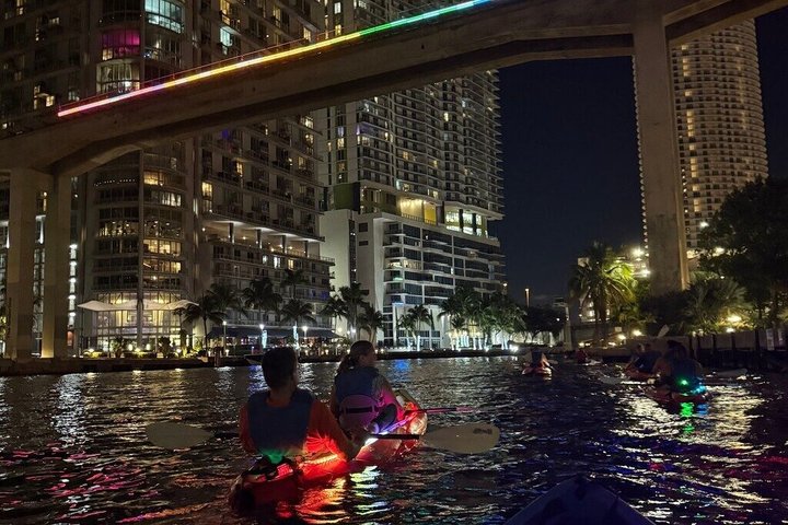 L.E.D. Light Kayak Miami City Lights photo 2