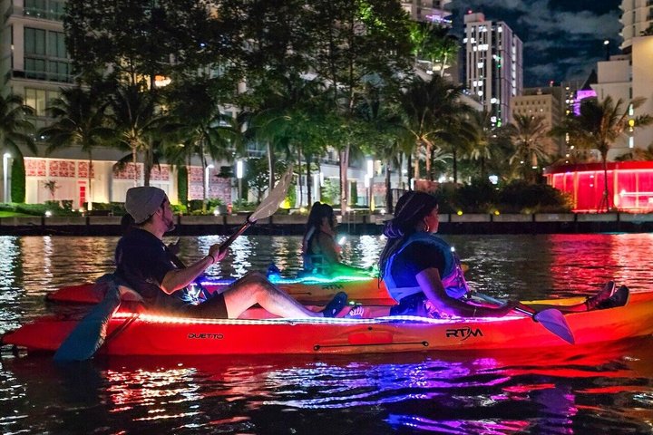 L.E.D. Light Kayak Miami City Lights