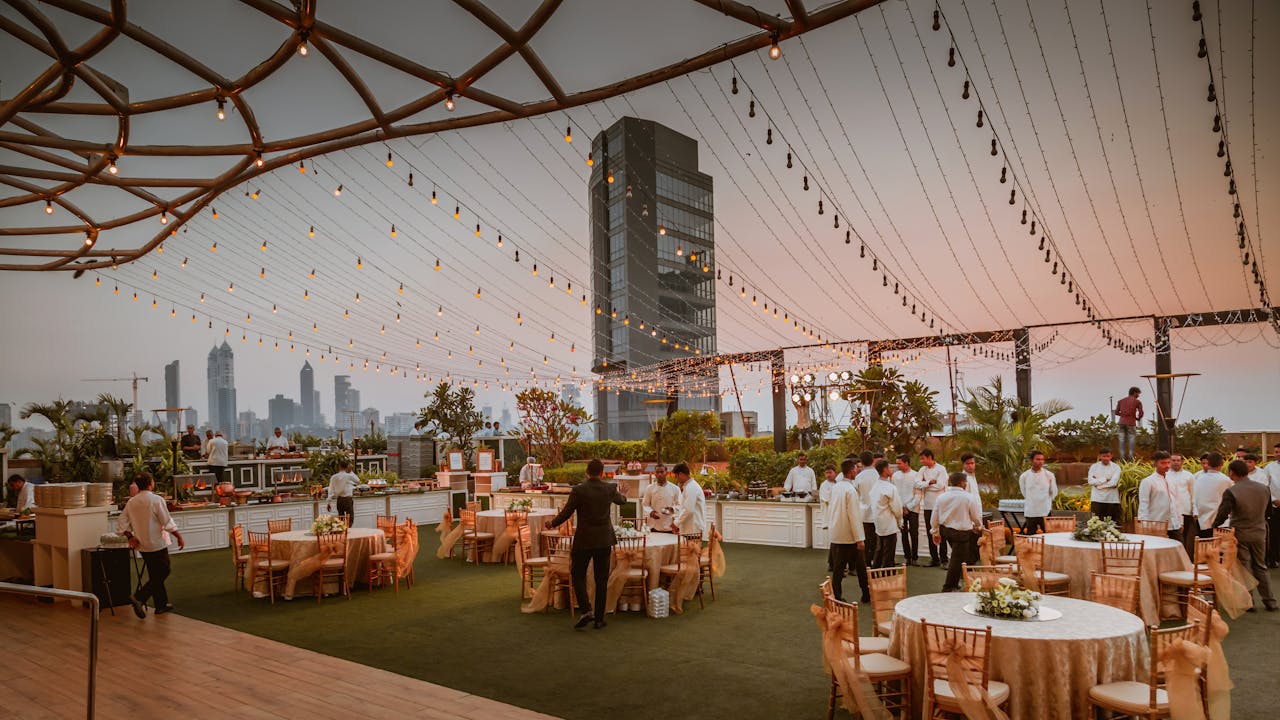 Sunset at Miami Rooftop Bar Sugar