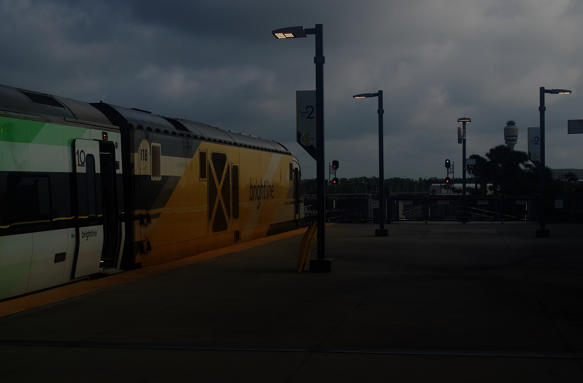 Brightline train, a fast option for traveling from Miami to Orlando