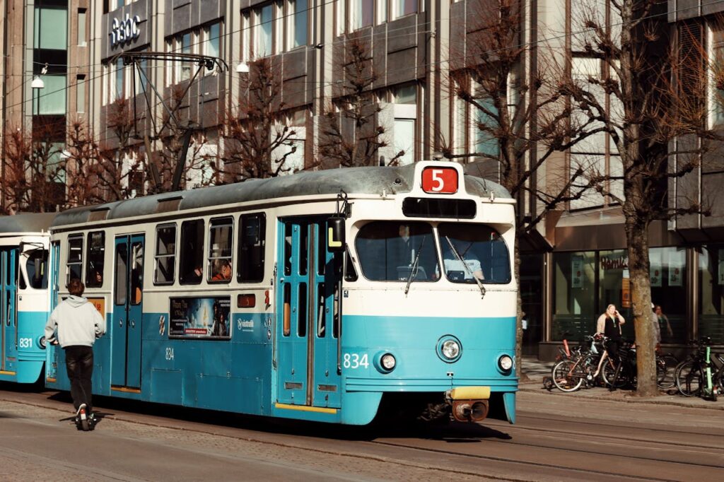 Miami Trolley providing public transportation to Wynwood
